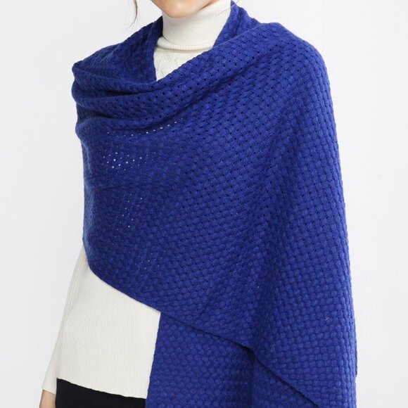 Winter Chunky Knit Scarf for Women Large Oversized Warm Cozy for Cold Weather - Picture 3 of 7